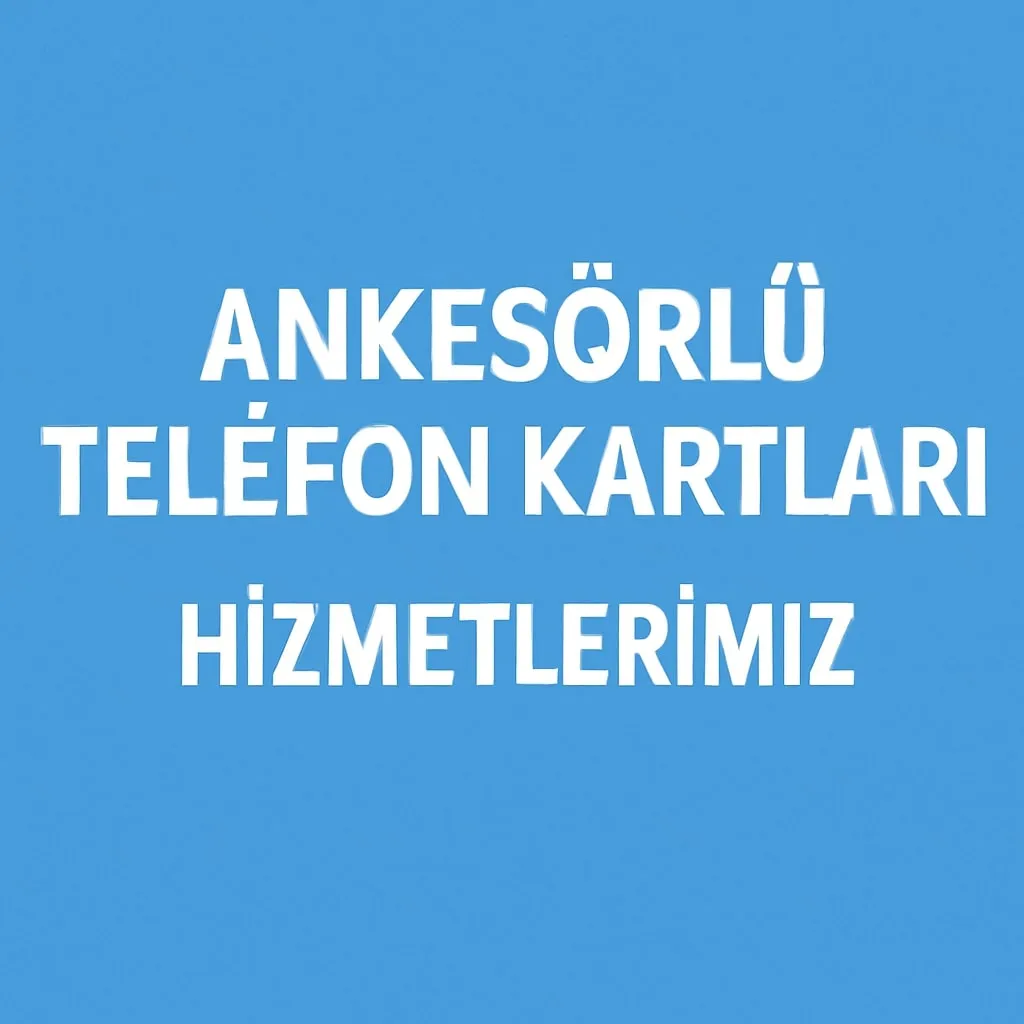Ankesörlü Telefon Kartı Fiyat